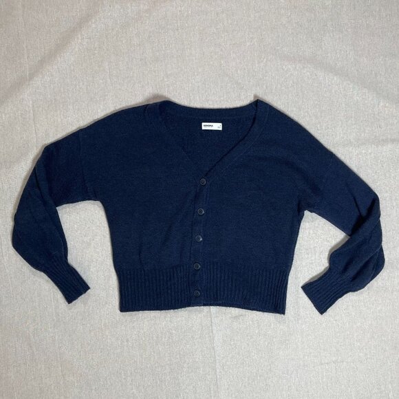 Sonoma Blue Balloon Sleeve Button-Front Cardigan - Small - Picture 2 of 10
